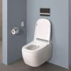 Cuvette suspendue confort V.Care wc lavant sans bride - Vitra