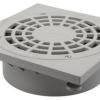 Grille nicoll ronde avec cadre