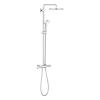 Tempesta 250 colonne de douche thermostatique tête ronde - Grohe	