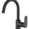 Domao mitigeur lavabo bec haut C2 noir mat - Paini