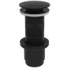 Bonde lavabo ABS noir - Valentin