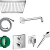Pack encastré Crometta E 240 Ecostat Square - Hansgrohe