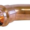Profipress coude cuivre à sertir 45° mâle/femelle - Viega