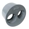 Réduction PVC à coller incorporée 2 trous mâle/femelle - Nicoll