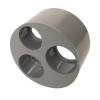 Réduction PVC à coller incorporée 3 trous mâle/femelle - Nicoll