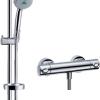 Combi croma 100 multi ecostat 1001Chromé - Hansgrohe