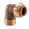 Coude tectite fileté 90° mâle/femelle T092g - Comap