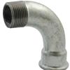 Coude galva grand rayon 90° mâle/femelle n°1 - Codital