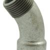 Coude galva 45° mâle/femelle n°40 - Codital