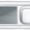 MAN711 évier à poser 1 cuve inox lisse 100x60 - Franke