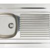 Evier inox à poser  1 cuve - Moderna