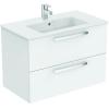 Ulysse meuble sdb 2 tiroirs avec plan céramique - Ideal Standard