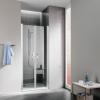 Cada XS porte 2 battants - Argent Poli - verre clair Cadaclean - Roth