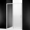 Equi porte coulissante grande largeur - Blanc - Verre Clair - Roth