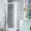 Cada porte pivotante - Blanc - Verre Clair Cadaclean - Roth