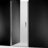 Equi porte pivotante intégrale - Argent Poli - Verre clair - Roth