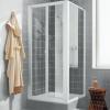 Cada porte repliable - Blanc - Verre Clair Cadaclean - Roth