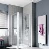 Cada XS paroi fixe  - Profilé Blanc - Verre Clair Cadaclean - Roth
