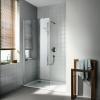 Cada XS Walk-in - avec Stabilisation murale - Argent Poli - Verre Clair Cadaclean - Roth
