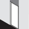 Cada porte pivotante - Blanc - Verre Clair Cadaclean - Roth
