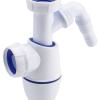 Siphon évier easyhon à joints intégrés avec prise machine à laver - Nicoll