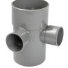 Té réduit PVC à coller double équerre 87° mâle/femelle - Nicoll