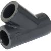 Té oblique PVC pression 45° à coller - Nicoll