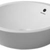 Starck 1vasque ronde meulée cônique à poser - Duravit