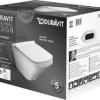 Durastyle Durafix pack cuvette suspendue sans bride abattant freiné - Duravit