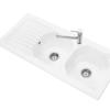 Nestor évier céramique à encastrer 2 cuves - Villeroy & Boch
