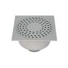 Siphon sol inox sortie verticale petits trous avec vis d'inviolabilité - Limatec