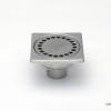 Siphon sol inox sortie verticale avec vis d'inviolabilité - Limatec