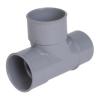 Té PVC à coller pied de biche 87° mâle/femelle - Nicoll